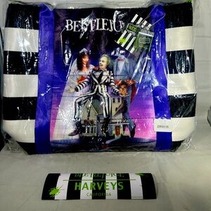 HARVEYS Seatbelt Bag Beetlejuice Poster Tote Halloween In Hand